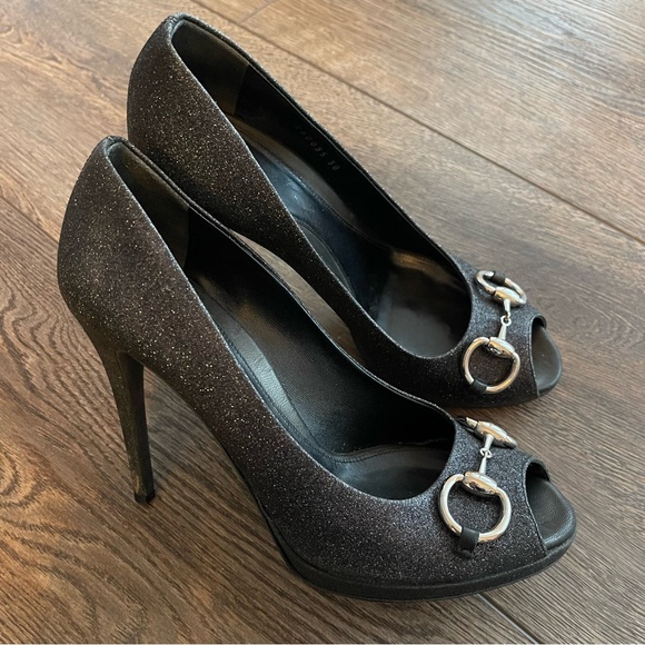 Gucci horsebit glitter pumps - Picture 1 of 11